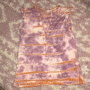 Young, fabulous and broke v neck Henley